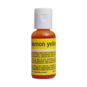 Colorante en gel Chefmaster amarillo limón 20 g (Lemon Yellow)