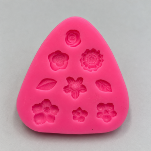 Molde de silicona flores